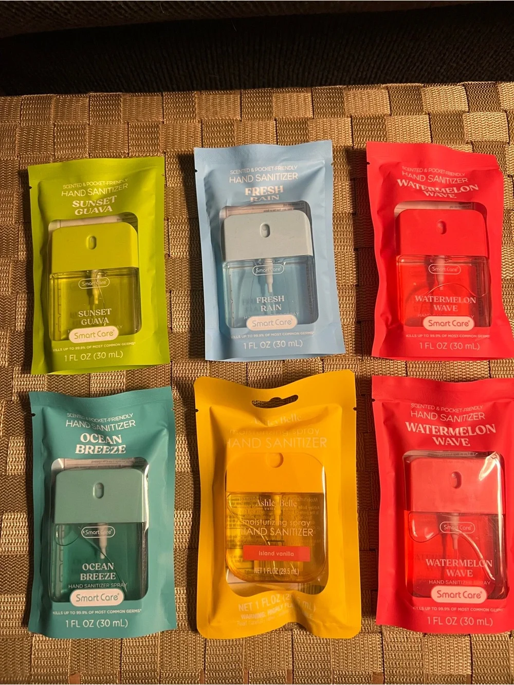 Hand Sanitizer Spray - Assorted Colors (Yellow, Blue, Red, Green)